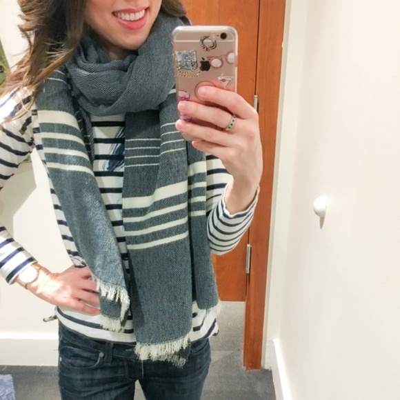 | blogger favorite: jcrew • lux fringe cape scarf | - Picture 5 of 8